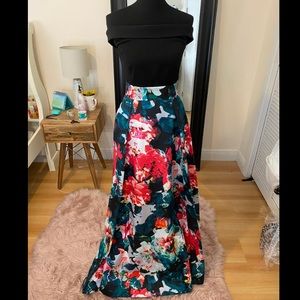 Off the shoulder floral dress
